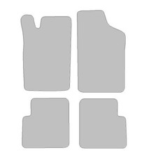Fußmatten-Set für Citroen ZX (1991-1997) Deluxe grau