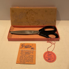 Griffon TRU-PINK Pinking Shears Vintage 1950s in Original Box - Made in the USA