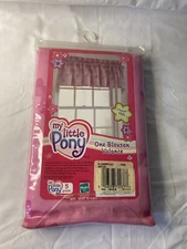 RARE~ Vintage My Little Pony Pink One Blouson Window Valance ~Flower Pony
