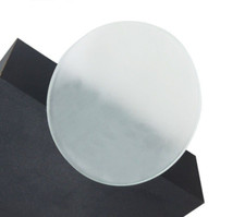 Microscope Specimen Stage Frosted Glass Round Plate Diameter 75mm Translucent