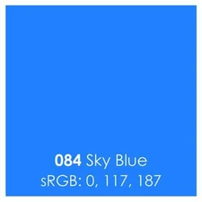 Sky Blue 651 Glossy Permanent Vinyl 12 Inch x 6 Feet Roll Craft Material