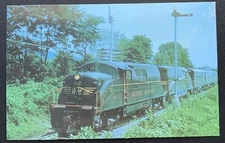 WESTERN MARYLAND RAILWAY 81-82 HIGHFIELD MARYLAND 1961 COLOR POSTCARD NEW UNUSED