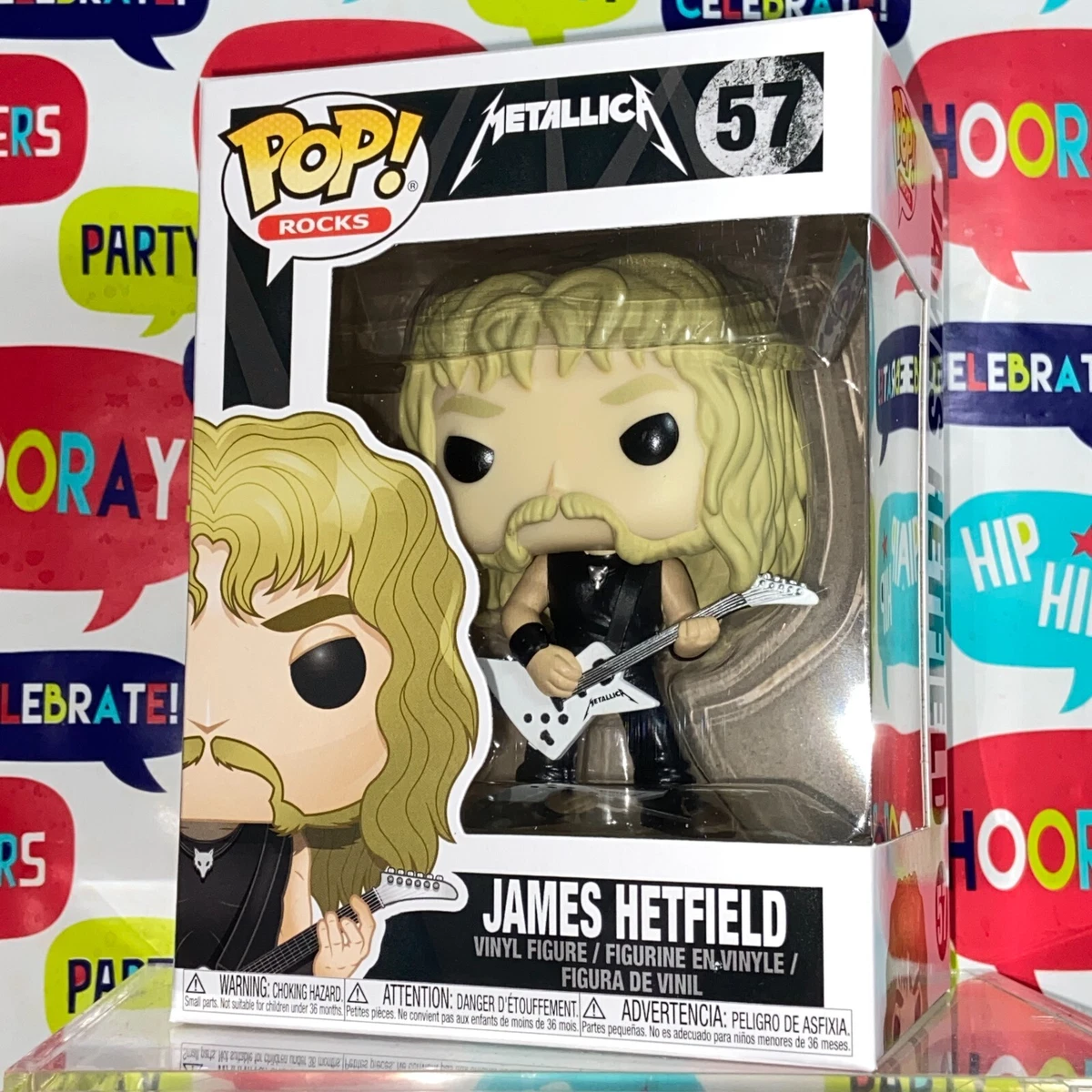 James Hetfield Metallica Funko Pop 57 Protector eBay