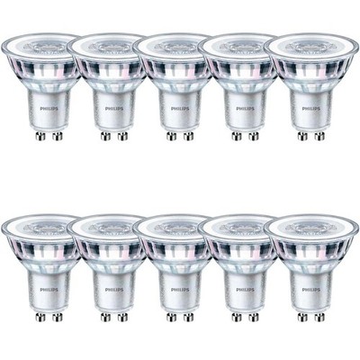 10 x Philips LED Leuchtmittel Glas Reflektor 3,5W = 35W GU10 255lm warmweiß 36°
