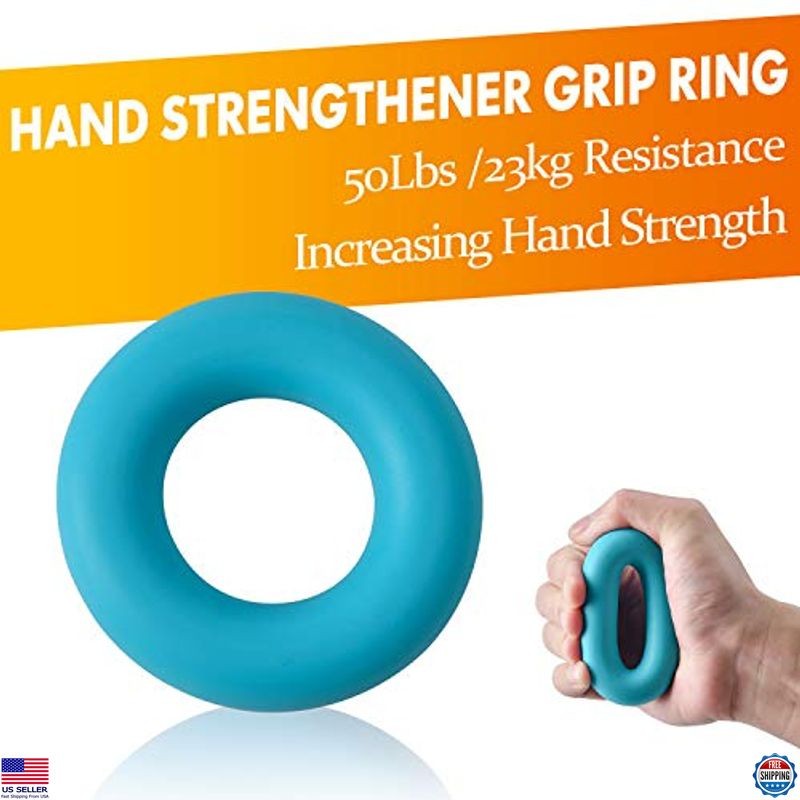 7 Pack Grip Strength Trainer, Adjustable Finger Stretcher & Hand Exerciser Set