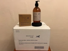 Branch & Vine Tropical Fruits & Citrus Hand Soap 12 Pack W/ (1) Black Lava Base