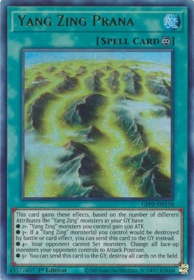 Yang Zing Prana - GFP2-EN158 - Ultra Rare - 1st Edition - Near Mint