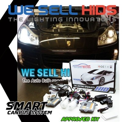 PORSCHE CAYENNE CANBUS FEHLERFREI HID UMBAUSATZ TERMINATOR 35W H7 GLÜHBIRNEN