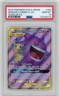 2019 POKEMON SUN & MOON TEAM UP #164 FULL ART/GENGAR & MIMIKYU GX PSA 10