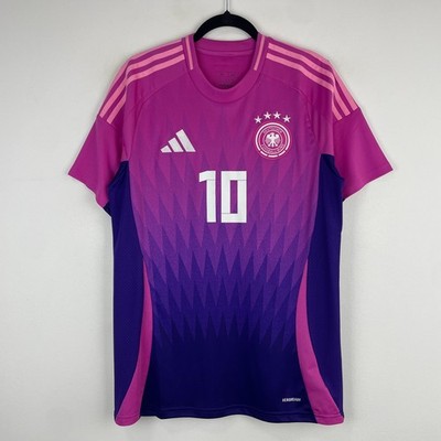 Germany 2024/2025 Adidas Away Shirt Pink Soccer Jersey Size M Men