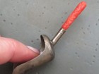 Antique Sugar Scoop sterling silver Coral handle — photo 3
