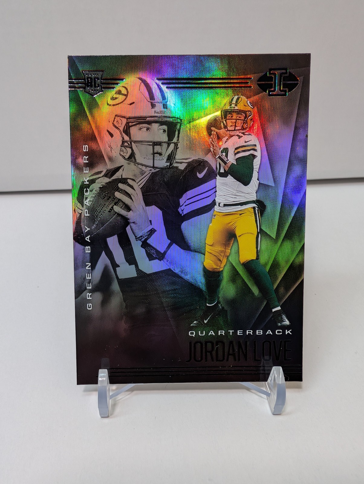 2020 Panini Illusions Football Base Rookie JORDAN LOVE Packers RC #8
