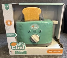 Little Chef My Toaster W Toast Kids Childs Accessories Included HappyLine 980043