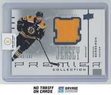 2021-22 Upper Deck Premier 20th Anniversary Jersey Patrice Bergeron /300 #AJ-PB
