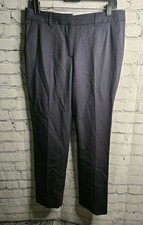 NWT Tory Burch Navy Blue Skinny Wool Blend Pants Size 6 MSRP $275. N2-36