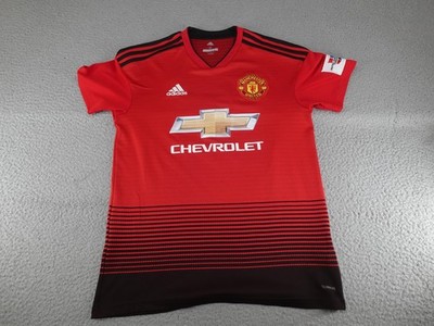 Manchester United Jersey Mens Small Red Premier League Soccer
