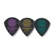 Master 8 Infinix-U Hard Polish  Hard Grip XL Jazz Guitar Pick 6 Pack