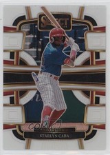 2024 Panini Select Concourse White Prizm 86/99 Starlyn Caba #15 0q3