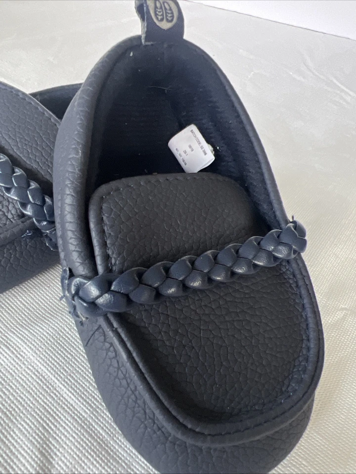 Mocasines de vestir Stepping Stones bebé niño azul marino Foto 2 de 4