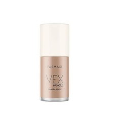 Base FARMASi Vfx Pro, crema líquida de cobertura completa, beige natural, 1 oz.
