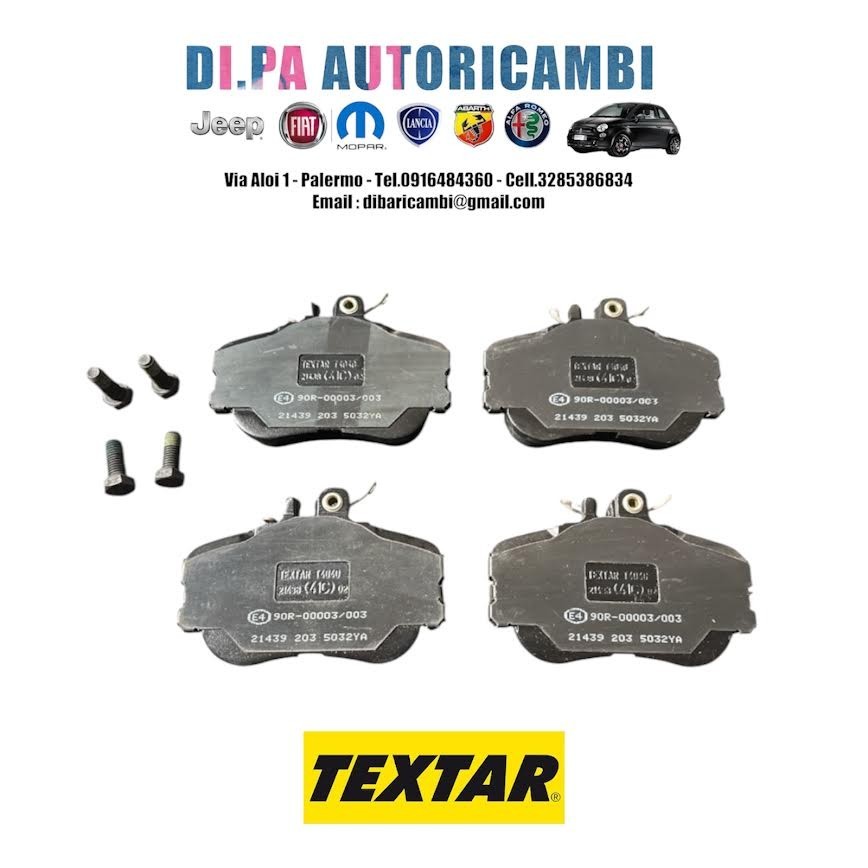 PASTIGLIE FRENO TEXTAR ANTERIORI MERCEDES-BENZ CLASSE C (W202)  T-MODEL (S202)