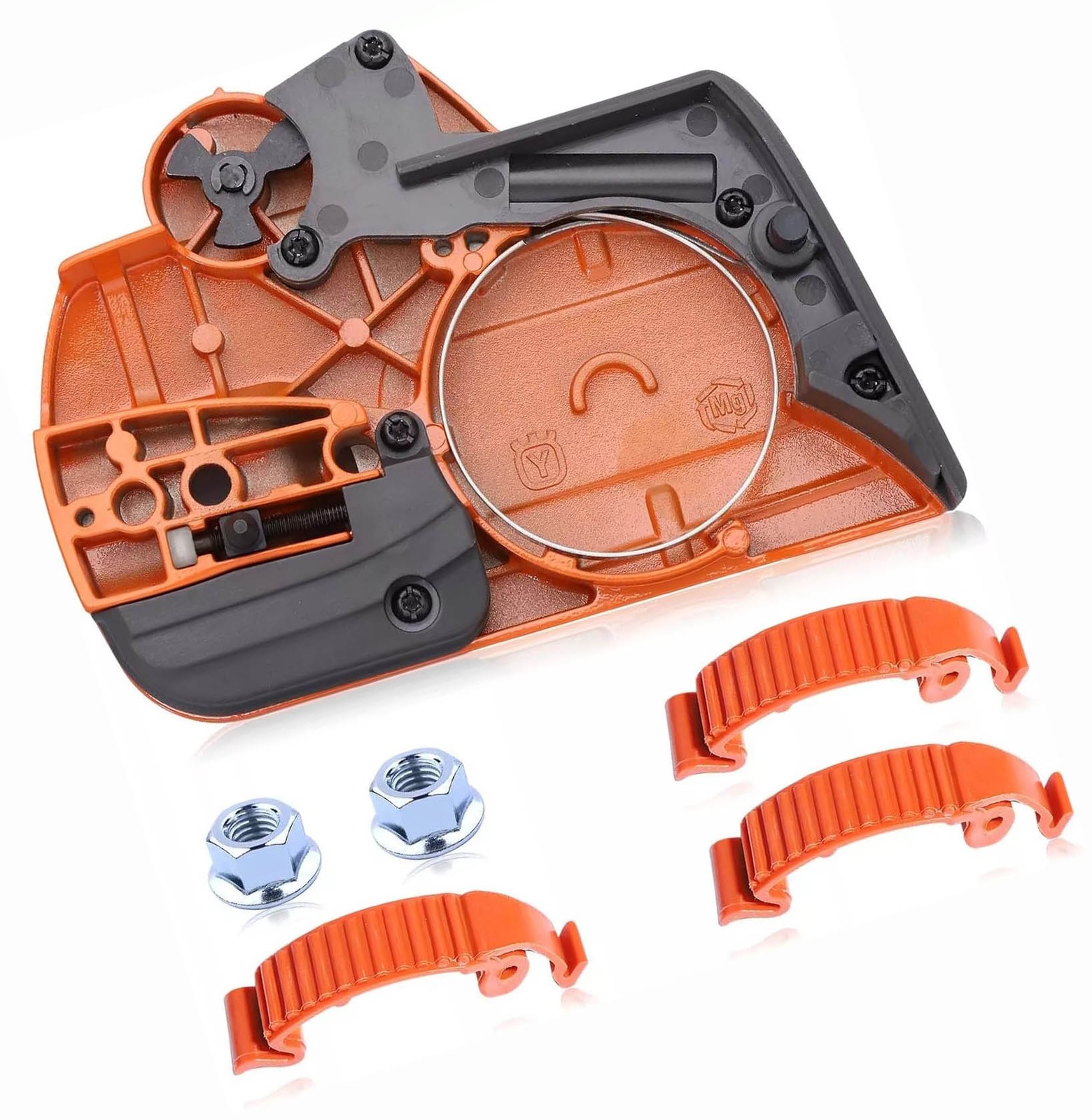 Husqvarna 440 435 435E Chainsaw Clutch Cover Chain Brake Assembly 501388201-image