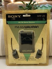 VINTAGE SONY WALKMAN SRF-29 AM/FM Stereo Receiver NEW UNSEALED