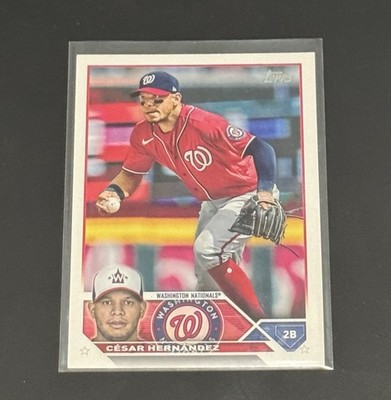 2023 Topps Series 1 - Cesar Hernandez #244 Washington Nationals