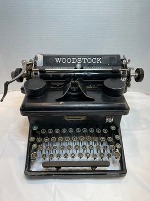 Antique Vintage Woodstock Standard Typewriter Model 5 - Parts or Restoration