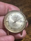 Vintage Timex Men's Watch Manual wind Gold tone 33mm Runs Collectible