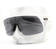 Oakley Sutro Lite Shield Sunglasses OO9463-7539 Matte White Prizm Black w/case