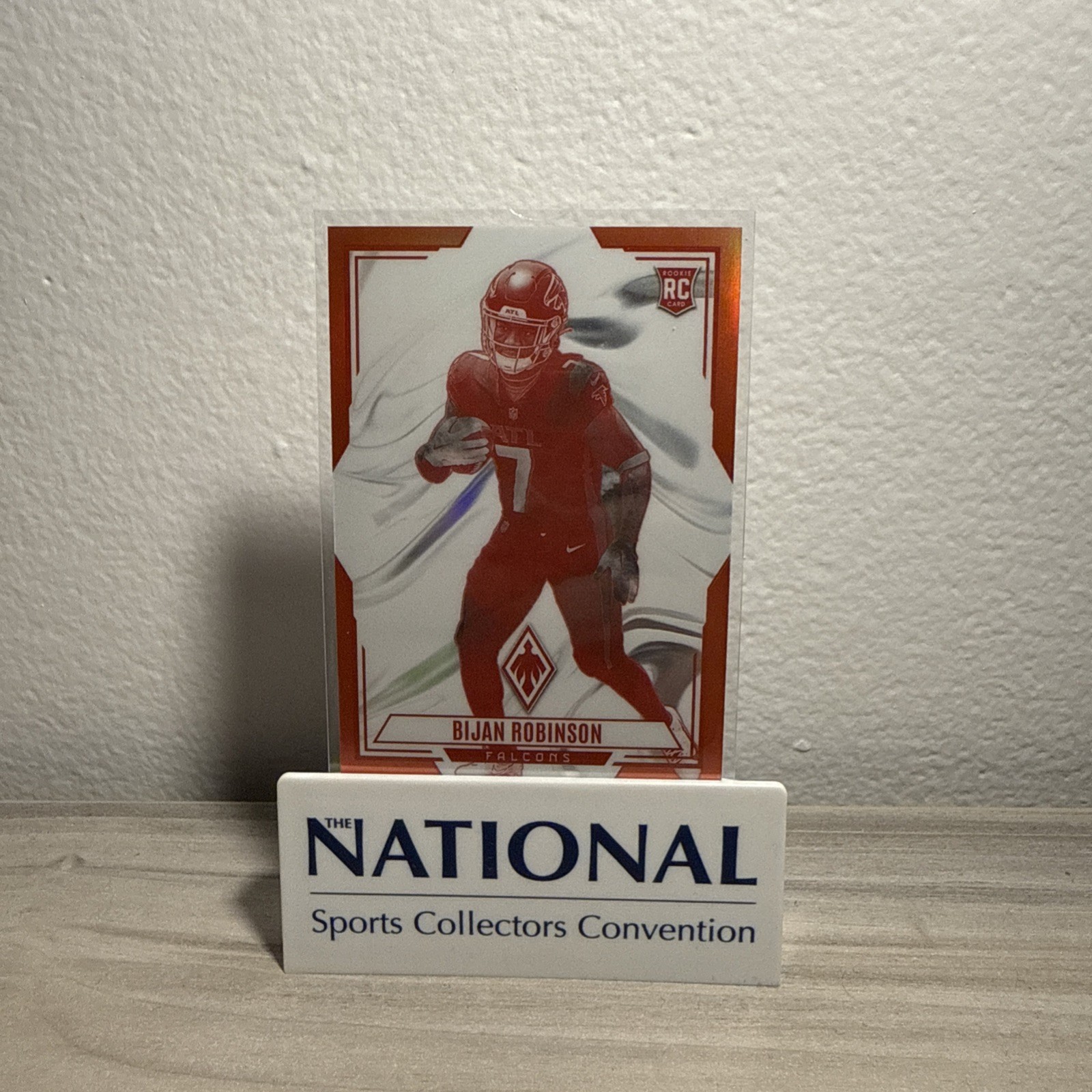 2023 Panini Phoenix Contours Bijan Robinson #CON-18 Orange /99 Rookie RC Falcons