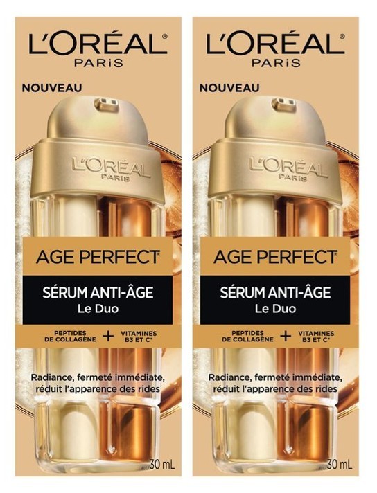 L'oreal Age Perfect Age Defying Serum Le Duo - 2 Count - 30ml each