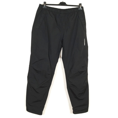 DIDRIKSONS Men Trousers Size XL Elastic Waist Black Polyester Relaxed Fit