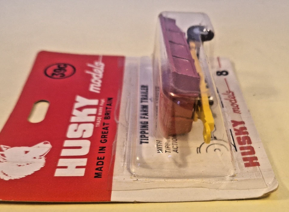 Husky Models No.8 Tipping Farm Trailer für Traktor/Modellauto, Neu auf Karte - Bild 3 von 4