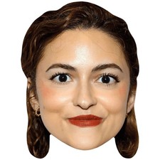 Carolina Reynoso Lipstick Celebrity Mask, Flat Card Face, Fancy Dress Mask