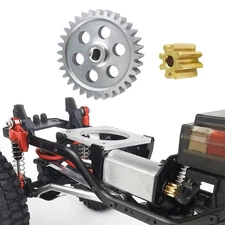 Metal Transmission Gearbox Gears Pinion Gear 0.5M For Axial SCX24 1/24 RCCrawler