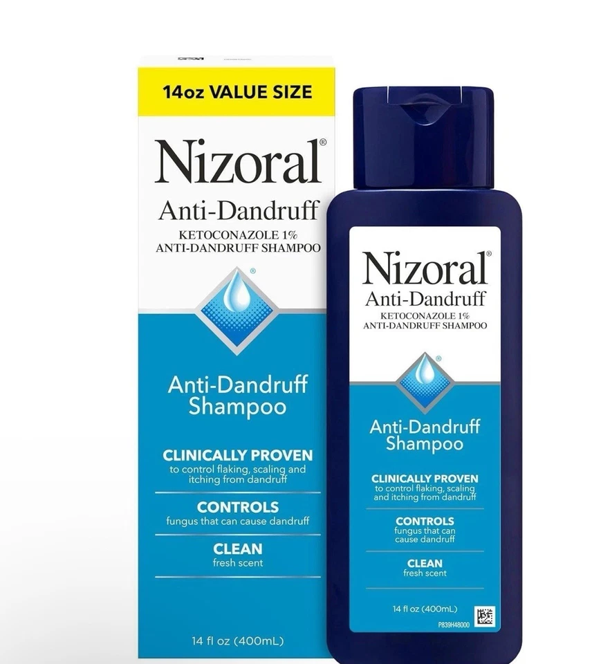 Nizoral Anti-Dandruff Shampoo, Cleans & Controls Fresh Scent 14oz New - Image 2 of 3