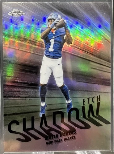 2025 Topps Chrome Malik Nabers Base (RAW)