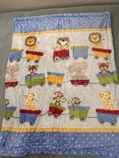 Safari Themed Baby Crib 39 X 53 Comforter