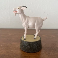 Screaming Goat Desk Figure Toy Animal Collector Decor Makes Scream Sound Funny