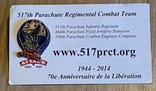 Pin's souvenir militaire 517 PRCT