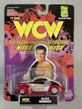 WCW ALEX WRIGHT 1998 Fall Brawl Racing Champions Nitro-Streetrods 37’ FORD