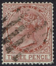LAGOS 1876 QV 3D WMK CROWN CC PERF 14 USED