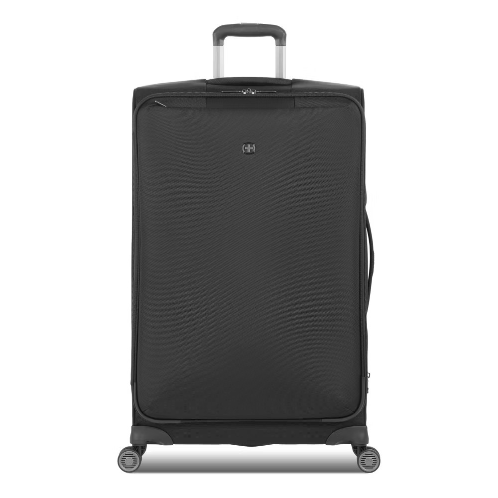 SWISSGEAR 29" Large Checked Suitcase Softside Spinner Luggag