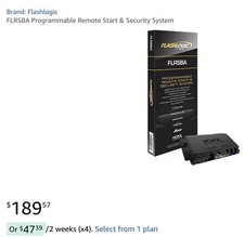 Flashlogic Flrsba Remote Start Kit Flashlogic Flrsba Remote Start Kit