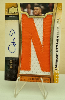 2014-15 Upper Deck Lettermen Legendary Letterman Signatures Allan Houston N /20
