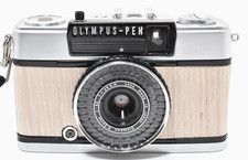     MINT OLYMPUS PEN EE-3 Natural Wood 35mm Half Film Camera Japan 2789820