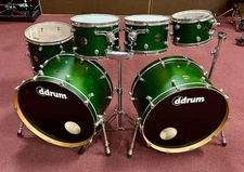 Double Bass Drum Set 6pc ddrum Paladin Maple