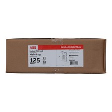 GE ABB PAL2412 125 Amp 24-Space 48-Circuit Main Lug Plug-On Neutral Load Center